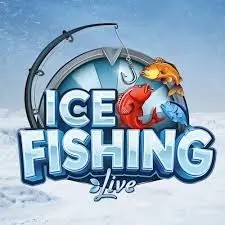 Official Live Casino logo: Ice Fishing Live by Evolution at Wintino Casino