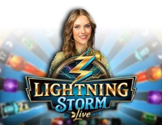 Lightning Storm slot logo by Evolution at Wintino Casino
